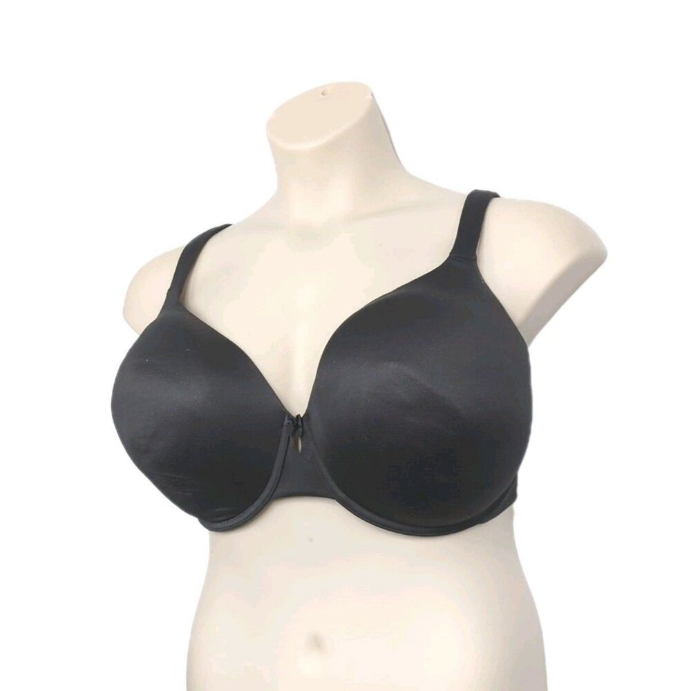 Lane Bryant Cacique Bra Intuition Full Coverage Lined Black 48D